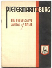 Pietermaritzburg Natal South Africa Travel Guide Map Photo Images 1937 picture