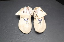 Vintage Plains Indian Beaded Moccasins Native American Sioux 9