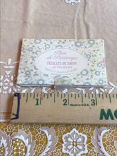 RARE Vintage Scarborough & Co Pluie de Printemps Spring Rain Soap Sheet Leaves picture