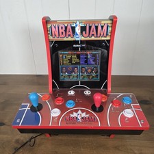 Arcade 1 Up NBA JAM 2 Player Countercade/Tabletop Arcade Machine TESTED WORKING picture