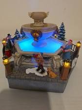 Christmas Fountain Accessorie Lights Up Very Cute Will Come  Brand New Batteries picture