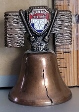 Vintage Small Bicentennial Copper Liberty Bell picture