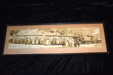 RARE Original Antique MT. TAMALPAIS  RAILWAY Panoramic Photo Of The Mill Valley picture