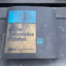 Vintage Ditzler Automotive Finishes Paint Chip Book Color Manual 1970s picture