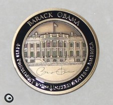 44th President of the United States Barack H. Obama Official Challenge Coin picture
