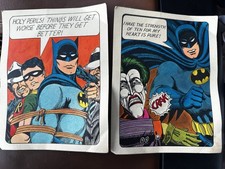 Vintage Batman Comics Postcards Batgrams by Hallmark DC Comics Set of 2 Unused picture