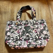Tokidoki Sanrio Collaboration Handbag black All-over Black  Mini bag Auth Rare # picture