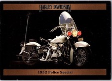 1992-93 Collect-A-Card Harley Davidson #152 1952 Police Special picture
