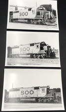 3 Diff Soo Line Railroad CPKC MStP&SSM #4601 GP40 Electromotive Train Photograph picture