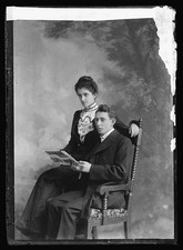 Photo:Barrett, C.W. [and lady] picture