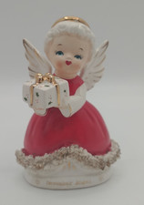 RARE Vintage Fine A Quality Japan December Christmas Angel Porcelain Figurine  picture
