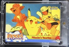 Pikachu Topps Pokémon 1999 Pikachu's Vacation #42 Comes With Case picture