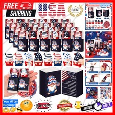 12 Sets Patriotic Theme Gifts Gnome Stress Balls with Boxes | for Veterans Da... picture