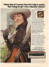 Vintage Print Ad Marantz Stereo - Country Boy Farley J. Dollar June 1975 11