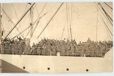 Stunning Historical VINTAGE 1937 Press Photo US ARMY TROOPS Depart On Ship picture