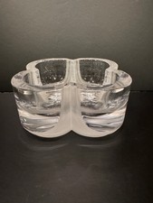 Daum France Crystal Clover Bowl picture
