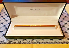 Dunhill goldplated Gemline fountain pen with 18K gold nib NZ1263 picture