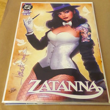 SIGNED Zatanna #1 Variant Cover Signed Nathan Szerdy w/COA  picture