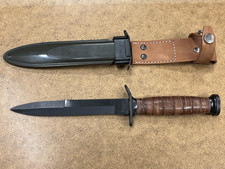 Vintage Parker Brothers Combat Knife With M8A1 Scabbard-New No Box picture