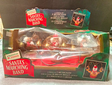 Vintage Mr Christmas Santa's Marching Band Bells 1994 35 Songs Never Out Of Box picture