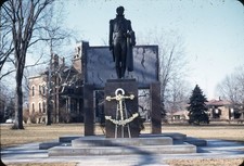 Stephen Decatur Naval Hero Monument Memorial Statue 1960s Vintage Film Slide picture