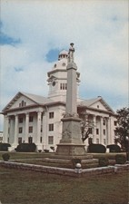 Moultrie, Georgia GA Colquitt County Courthouse Confederate Memorial Vintage picture