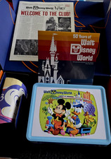 Disney D23 Celebrates 50th Most Magical Years Gold Member Pins & Lunch Box New picture