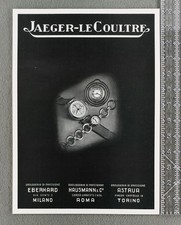 1937 Jaeger-LeCoultre Chronometer Watch & Bracelet Watch Original Vintage Ad picture