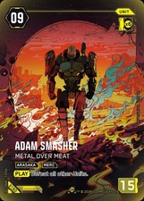 Cyberpunk TCG - Welcome To Night City Beta - Adam Smasher Iconic Rare picture