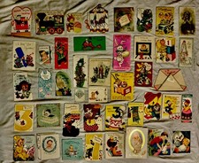 43 Vintage 1950s/1960s Used Greeting Cards▪️Birthday, Baby, Holidays picture