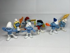 The Smurfs 7pc Lot Plastic Figurine 3