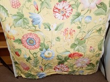 Vintage Braemore Cotton Floral Fabric Roll Cottagecore Yellow 57