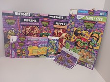 Teenage Mutant Ninja Turtles TMNT Cereal Box Pizza Boxes Lot Empty Food Containe picture