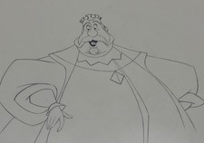 Sleeping Beauty Production Drawing Disney Cel Original King Hubert CGC picture
