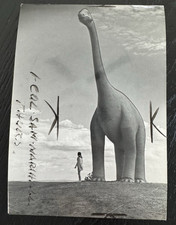 Rapid City South South Dakota Monster Original Press Photo 1948 Dinosaur Woman picture