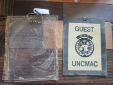 Rare Vintage 1960's Theatre Made Korea Joint Security Agency Guest Pocket Badge picture