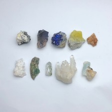 187 Gram  10 Pieces Mix Lot Of Specimen picture