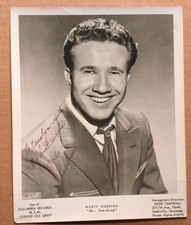 Marty Robbins (1925-1982) stunning early vintage signed 8x10 publicly photo. picture