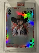 2026 Keepsake Walking Dead Spotlight #44 Carl Grimes Ace Playing Card 37/50 picture