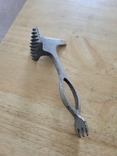 Vintage Meat Tenderizer Kitchen Cleaver All Metal Unique Farmhouse Decor picture