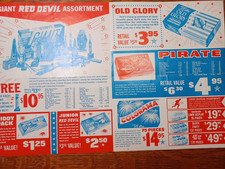 1968 Red Devil Fireworks Foldup Brochure - Price List 5 1/2