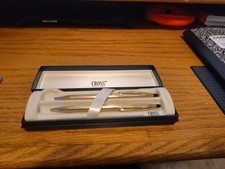 CROSS  10KT G.F.  BALLPONT WRITING PEN & PENCIL / No Product engraving picture