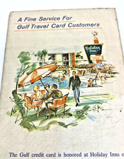 Vintage 1960s Gulf Map Holiday Inn Advertising Ephemera Pennsylvania Delaware picture