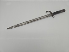 One Brazilian M1908 Mauser Bayonet - Used Fair Condition - picture