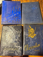 Osceolan School Yearbooks 1948 1949 1950 1951 Original Elementary & High Schools picture