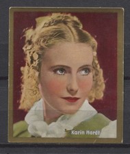 Karin Hardt Vintage Movie Star Cigarette Trading Card Josetti No.178 picture