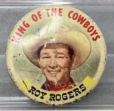 Vintage 1950’s Roy Rogers - King Of The Cowboys - Pinback picture