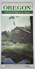 Oregon State Official Highway Map, 1985 picture