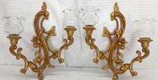 SYROCO DART 2 ARM WALL SCONCE CANDLEHOLDER HOLLYWOOD REGENCY VINTAGE  picture