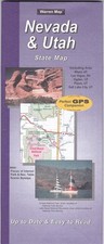 Nevada Utah Paper Folding Road Map picture